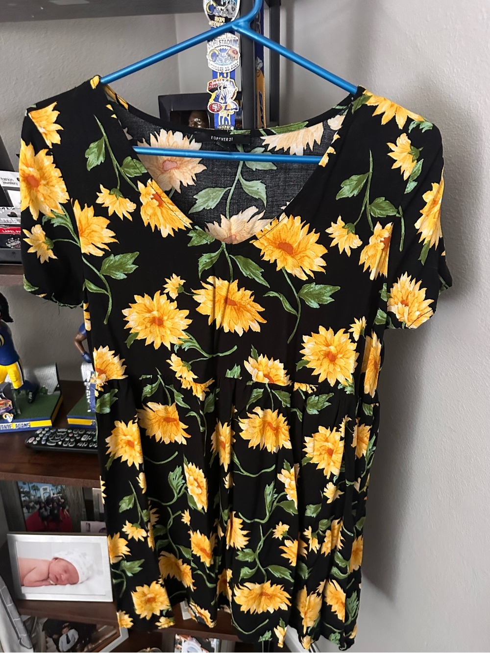 Forever 21 Sunflower Summer Dress